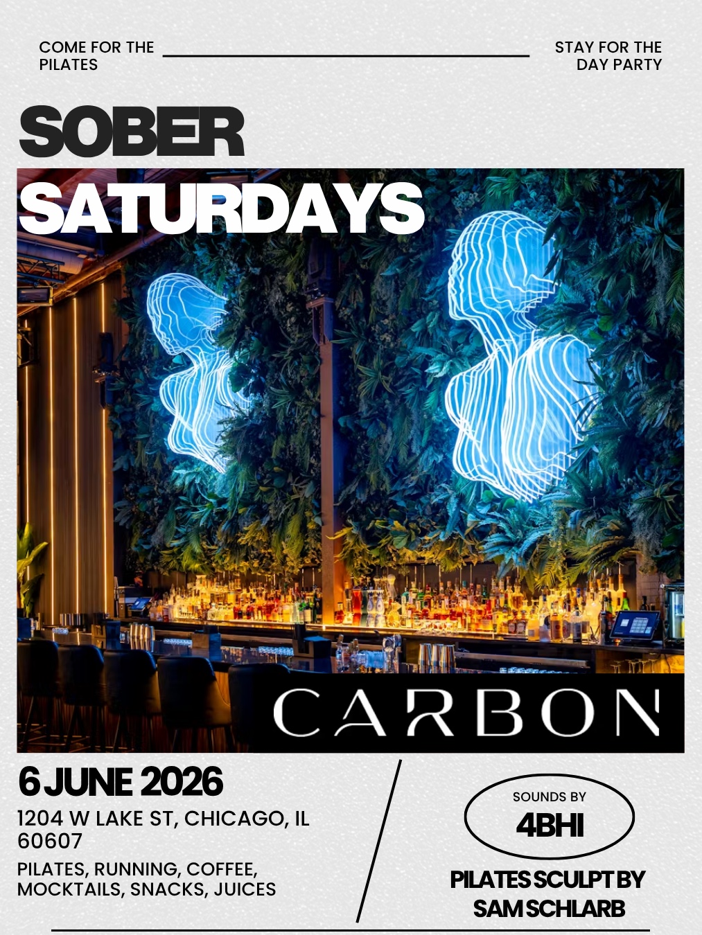 Sober Saturdays x Carbon 